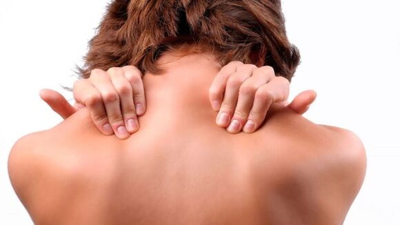 Болка и мускулни спазми при остеохондроза на цервикалния гръбнак